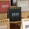 Dickes Papier Mini Kalender Heimdekoration Schreibtischdekorationen 2025 Tischkalender