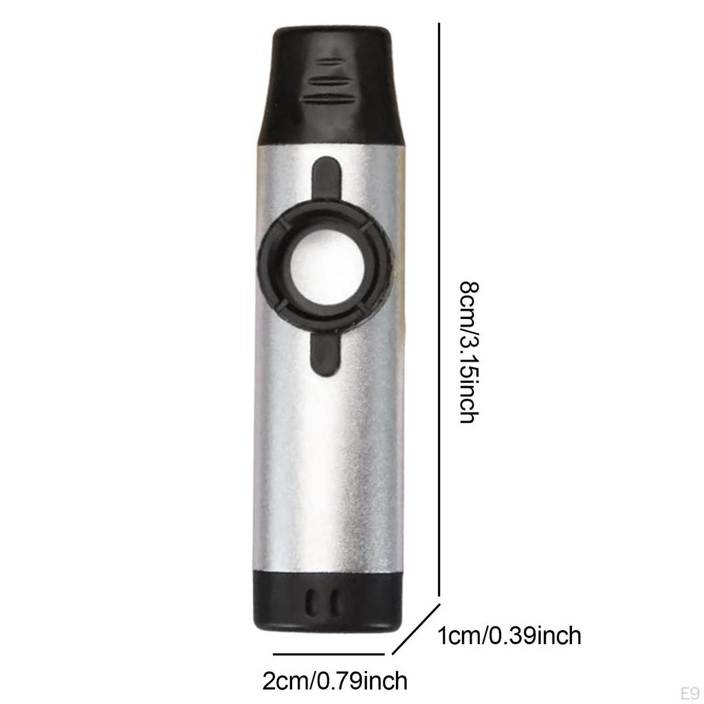 Mini Kazoo mit 8 Flötenmembranen, einstellbarer Tonhöhe für Partys, einfach zu spielen, professionell