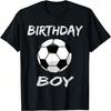 Soccer Birthday Boy T-Shirt, Soccer Theme Birthday Party T-Shirt
