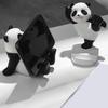 Panda Shaped Mobile Phone Holder Tablet Stand Resin Decoration For Desk Shelf Bedroom Kitchen Decors
