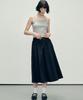 Marop 3114 Nylon Flare Skirt (Black)