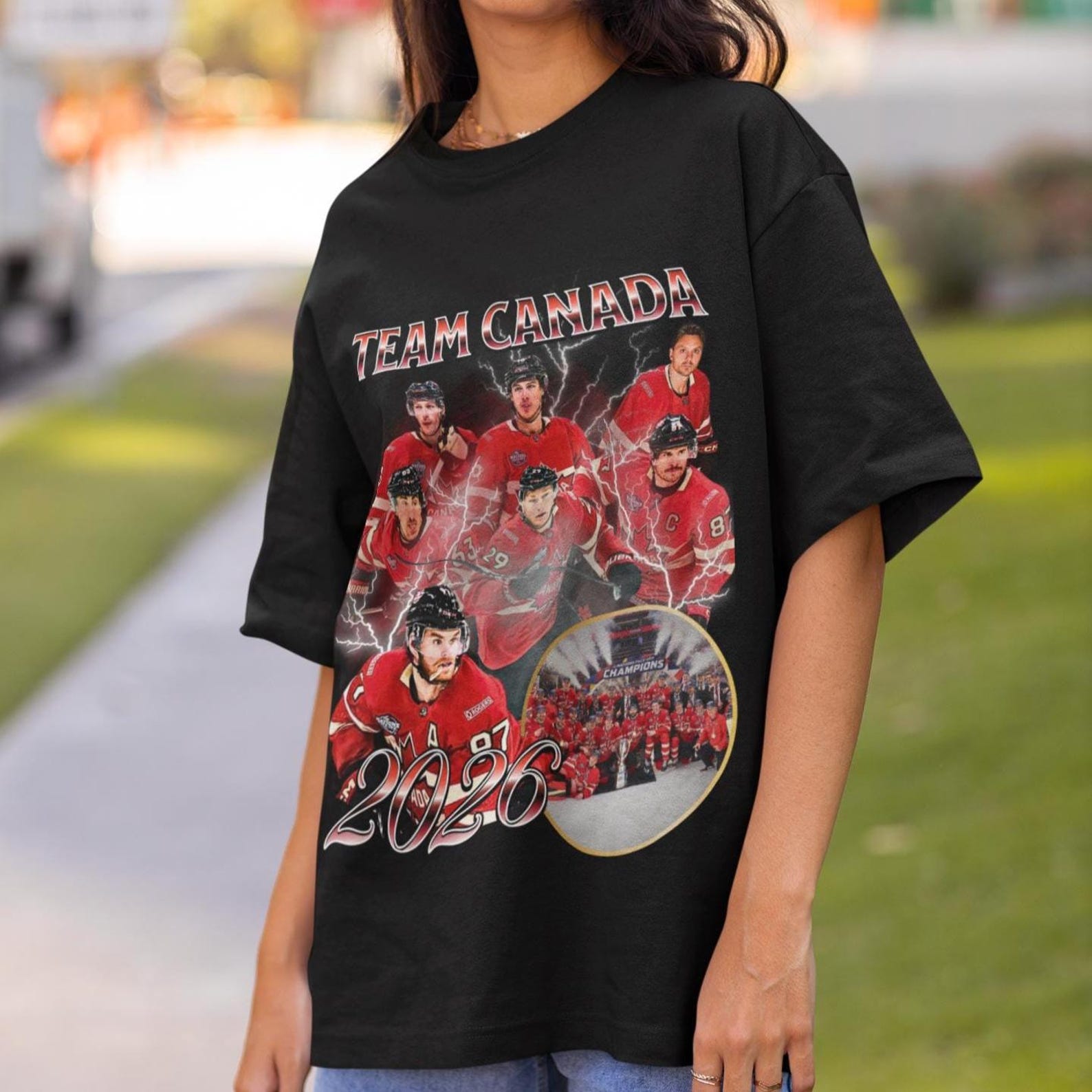 Team Canada 2026 Milan Olympics Shirt Vintage Team Canada Fan Hockey Design Retro Gift Classic Graphic Tee Unisex T-Shirt Limited Edition 2XL