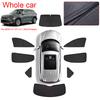 Car Black Windows Privacy Sunshade For BMW X1 IX1 U11 2023-Present Anti-UV Heat Insulation Protect Cover Interior Accessories