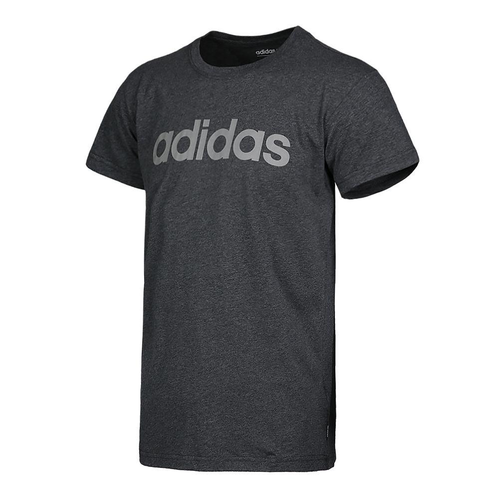 Adidas Neo Lifestyle Casual Series Fashion Simple Round Neck Pullover Short Sleeve T-Shirt Men T-Shirts Gray CV9323