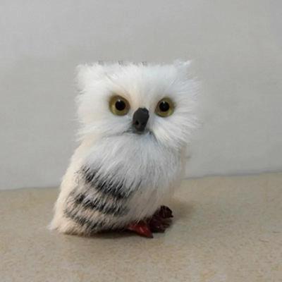 Decoratie 1 stuks Statisch Model Simulatie van Uil Witte Uil Auto Decoratie Dier Auto Ornament Hanger Auto Decoratie