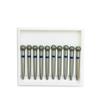 10pcs/set Dental Diamond Burs Drill Dental Burs Dia-burs Medium FG 1.6M for High Speed Handpiece BR-23