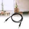 3.5mm Male to Male Sound   Cable Professional Nylon Woven 3.5mm Stereo Sound Cord for Earphones Car Speaker 3.3ft