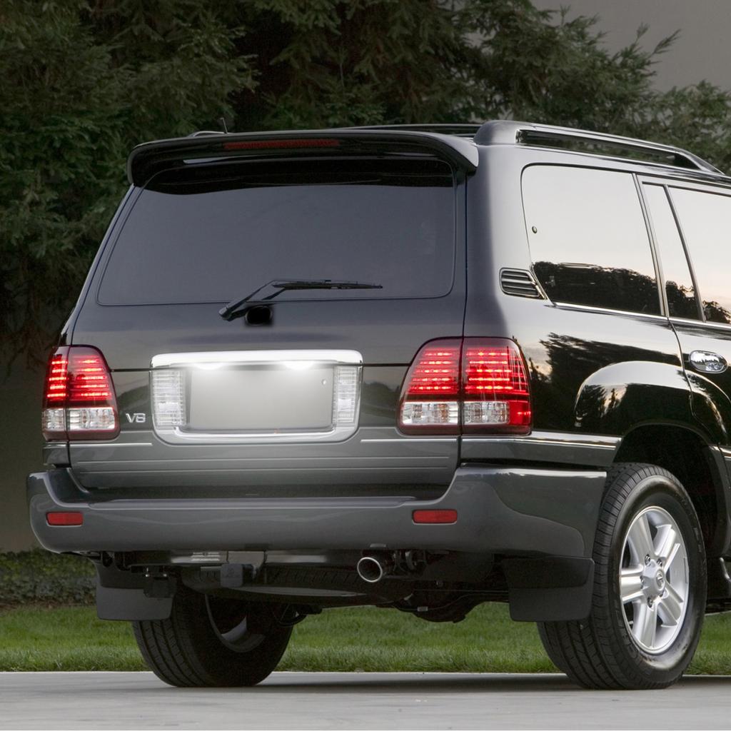 2x Error Free 18LED Car Number License Plate Light For Toyota Land Cruiser 100 Land Cruiser 200 Prado 120 for Lexus LX470 GX470