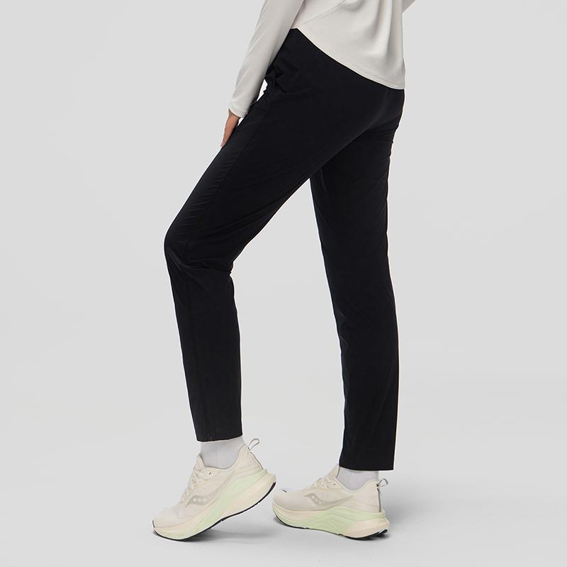 SAUCONY Lightweight Soft Stretch Casual Pants Women Bottoms Black SC1240102A-BK01