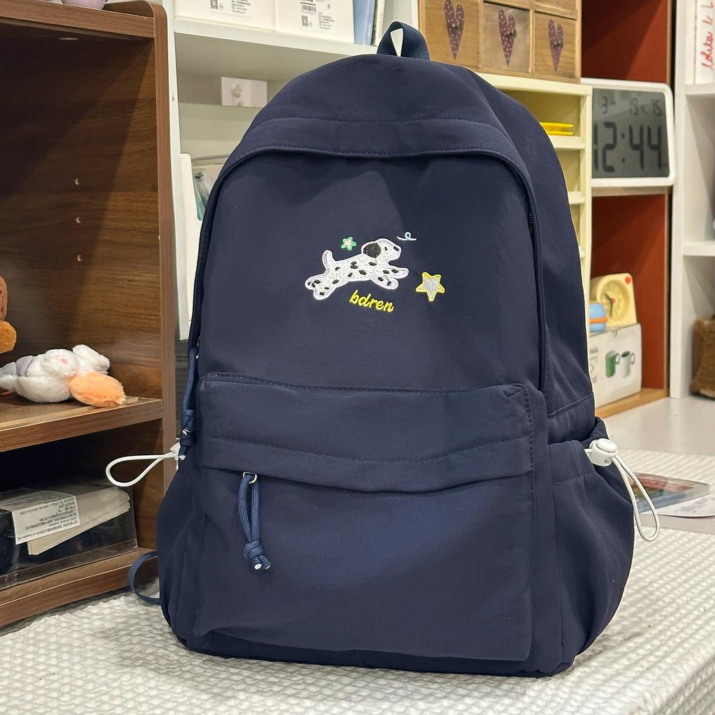 Schoolbag Female New Middle School Students Simple and Cute Backpack Japanese High School Students Versatile Large-capacity Backpack