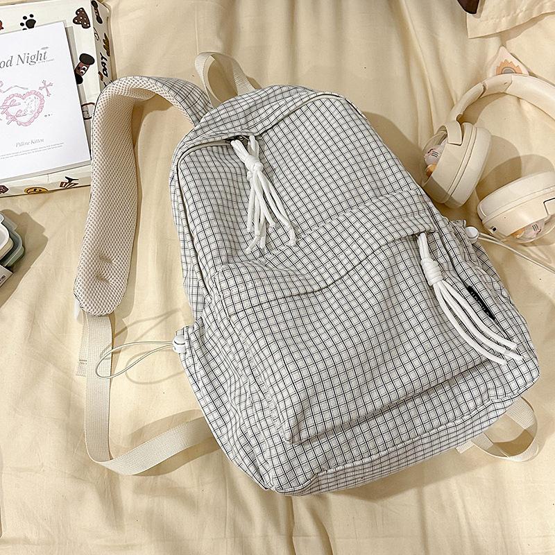 Rucksack Student Gestreift Rucksack mit großer Kapazität