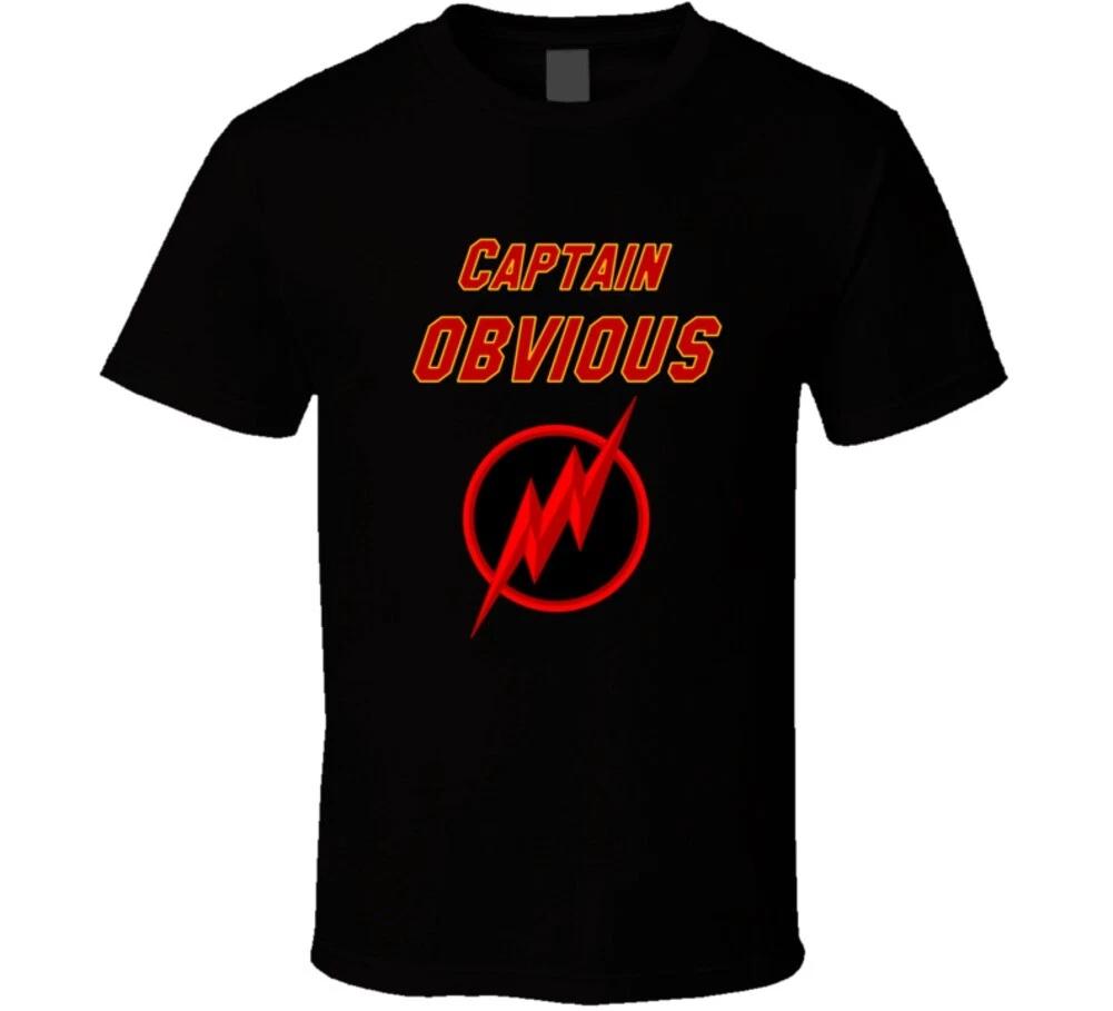 Captain Obvious Superhero Funny Hero Gift T Shirt S