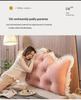 Princess Crown Removable & Washable Headboard Cushion – Large, Soft Upholstered Lumbar Pillow for Bedside & Tatami