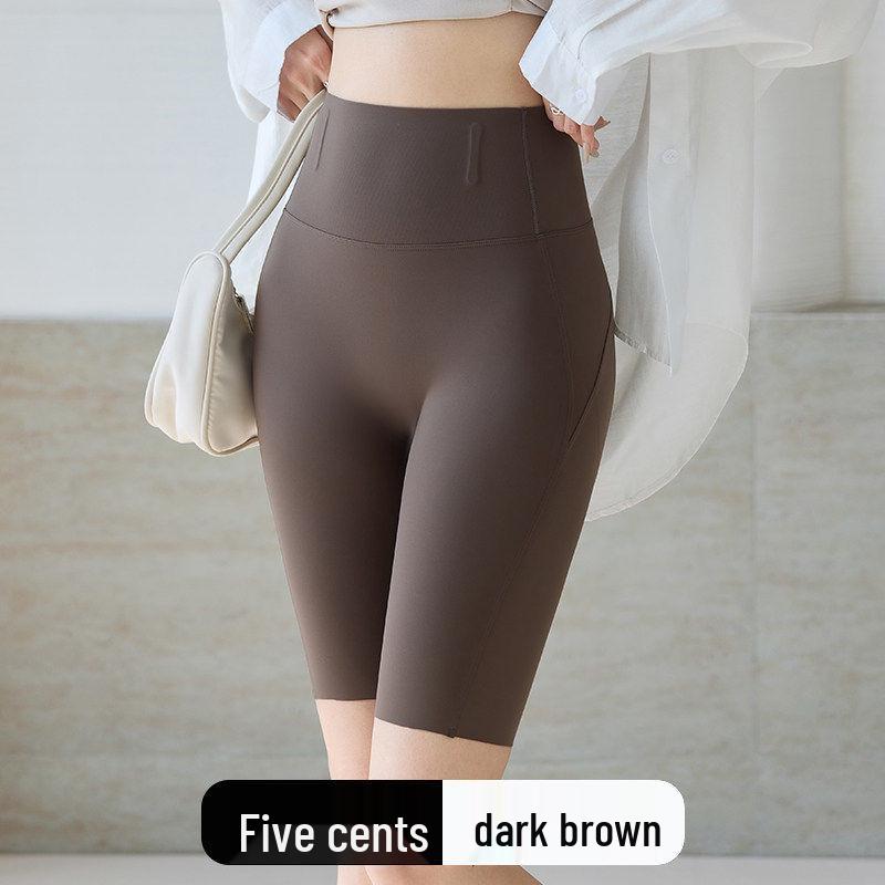 Women's Shaping Shark Seamless High-Waist Tummy Control Yoga Pants, Nude Feel, Autumn 2026 Collection