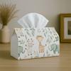 1pc Party Tissue Box, Adorable Scandinavian Minimalist Design, Versatile Tissue Holder, Animal Safari Artwork, Outdoor Celebration Supplies, Daily Des