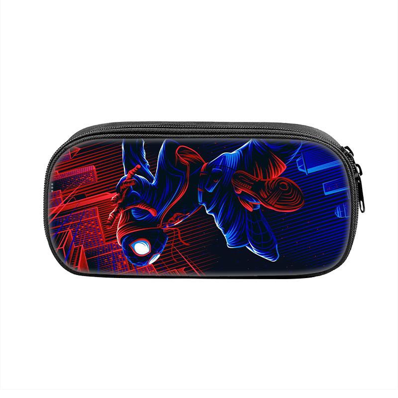 Spider Man Large Capacity Nylon Pencil Case For Students And Kids