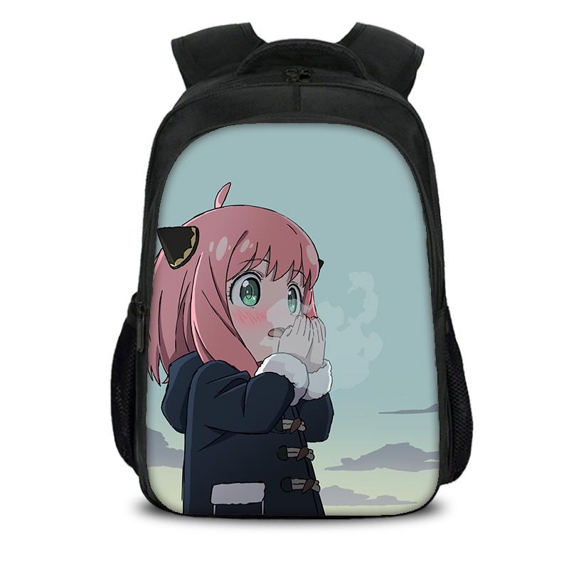 SPY×FAMILY Double Layer Backpack Durable, Trendy, Versatile, Large Capacity Cartoon School Boy and Girl Birthday Best Gift