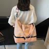 Trendy women's retro travel bag korean style shoulder crossbody yoga bag large capacity casual sports gym bag