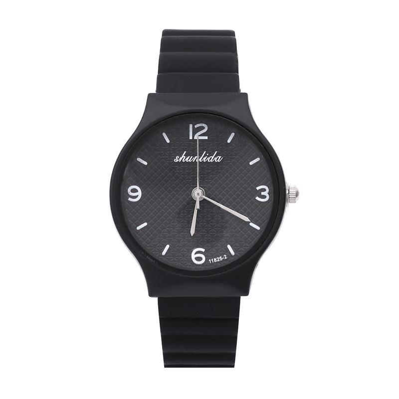 Candy Color Silicone Tape Women'S Watch Small Fresh And Fashionable Student Quartz Watch Women