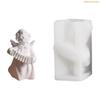 K1AE Angel Wine Statue Silicone Molds Silicones Mould Easy Demodling for Epoxy Resin Soap Making