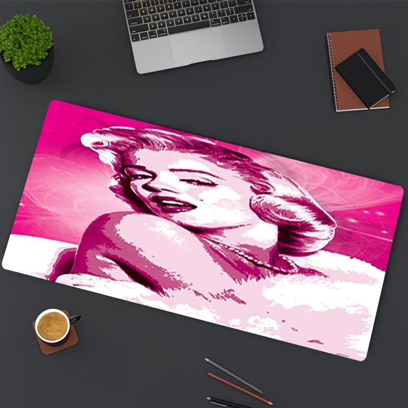 Marilyn Monroe Print Mouse Pad, for Keyboard Pad Laptop PC Mat for Office Home Use, Desk Decor, Perfect Birthday Gift for Gamers