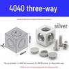 Standard Euro 3030/4040 Aluminiowy Trójstronny Złącze Kątowe Prawidłowe do Profili Przemysłowych