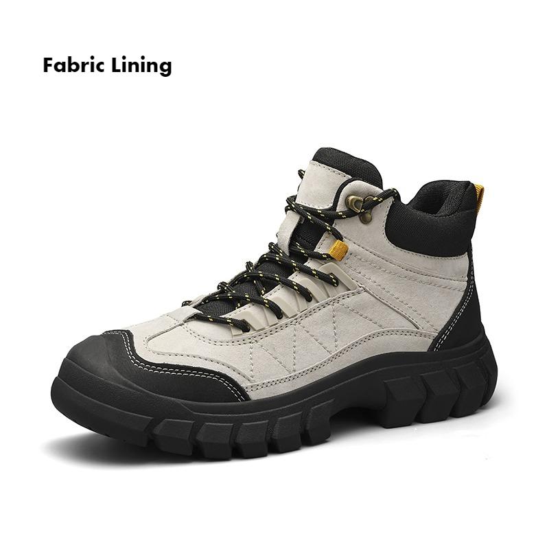 Men's Hiking Boots Waterproof Snow Boots Leather Sneakers Male Outdoor Sports Shoes Size 39-45
