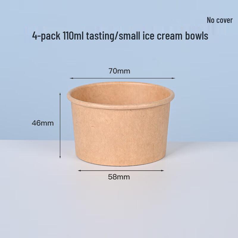 Disposable Ice Cream & Snack Paper Bowls