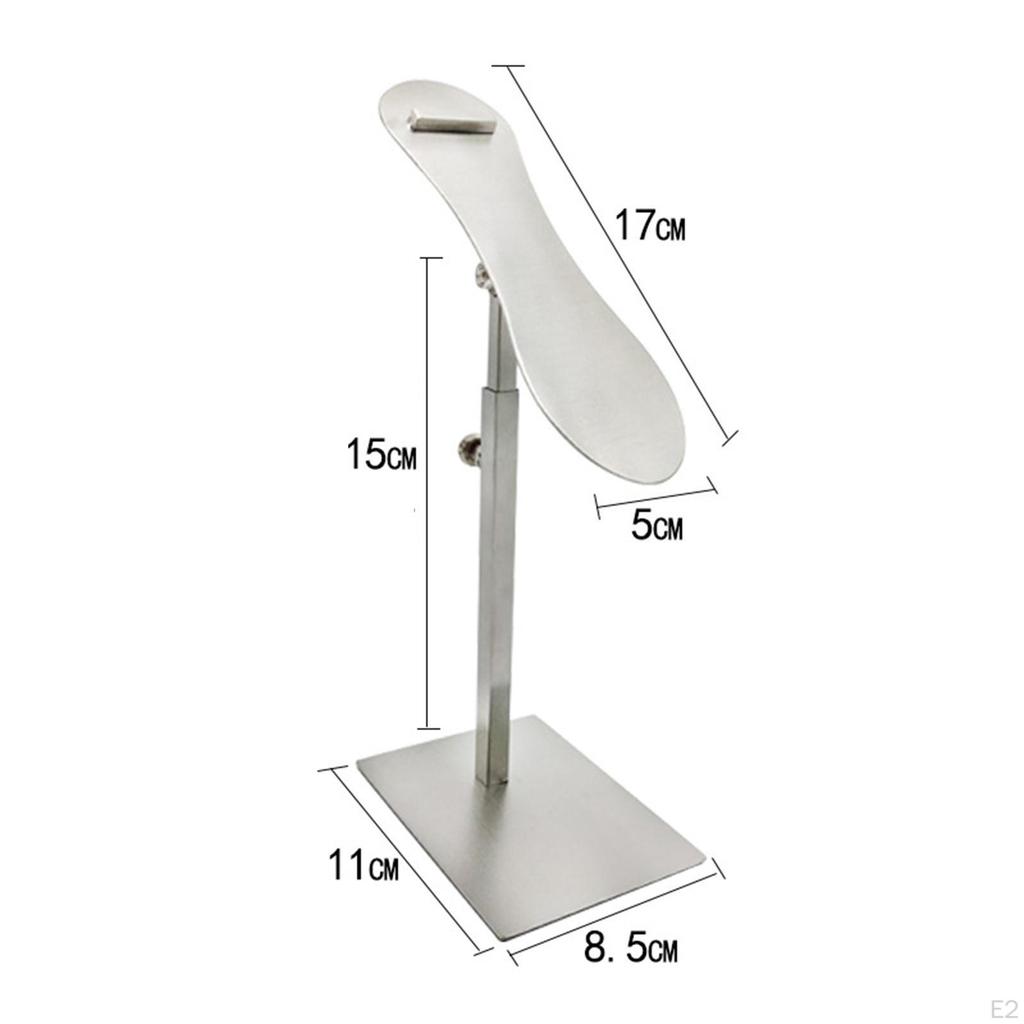 Stand Prop Adjustable Shoe Riser Rust Resistant Rack Organizer High Heel Shelf for Shopping
