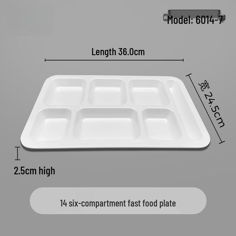 

Wuhe Melamine Multi-Compartment Cafeteria Tray