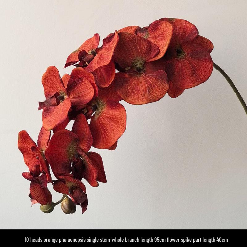 Light Luxury Phalaenopsis Artificial Floral Arrangement for Dining Table Decoration