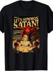Let's Summon Satan 1950s Horror Comic Cover T-ShirtSame Style for Men and Women