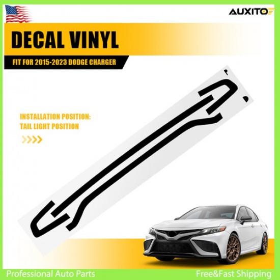 Smoked Tail Vinyl 4X Light Precut Wrap Tint Film For 2015-23 Cover Charger Dodge