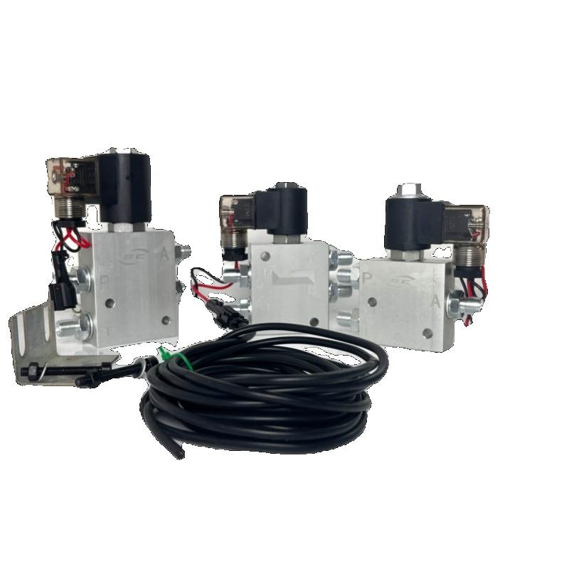 Connettore rapido per escavatore valvola solenoide idraulica 12V/24V valvola di inversione a controllo elettronico modificata accessori