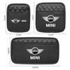1Pcs Car Door Seat Leather Storage Bag For MINI Cooper JCW WORKS R55 R56 F55 F56 R57 R58 R59 R60 Organizer Bag Sticker Accessory