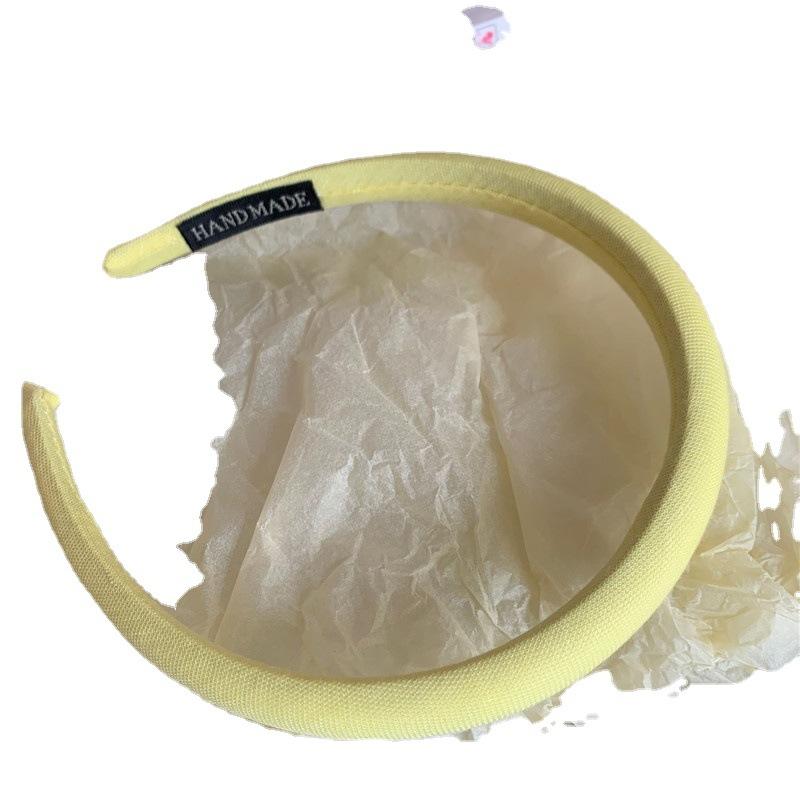 Sweet Candy-colored Fine-style Sponge Hairband for Girls, A New Trendy Korean Version of French-style Colorful Headband Hair Accessory