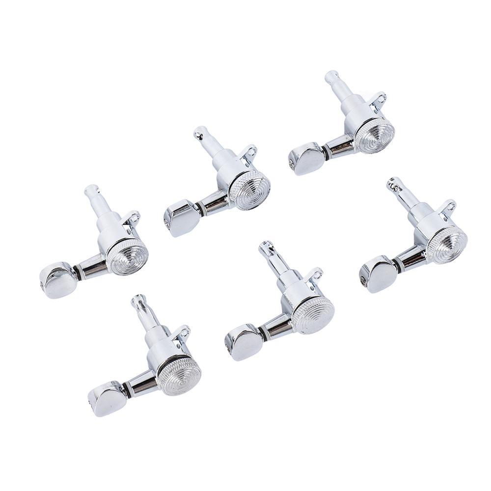 Metal Guitar Locking Tuners 6R Configuration Guitar Tuning Key Set  Electric Guitar