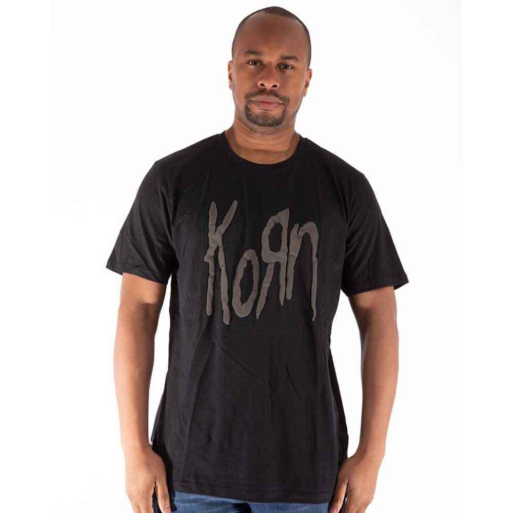 Korn Logo T-Shirt Black New XXXL