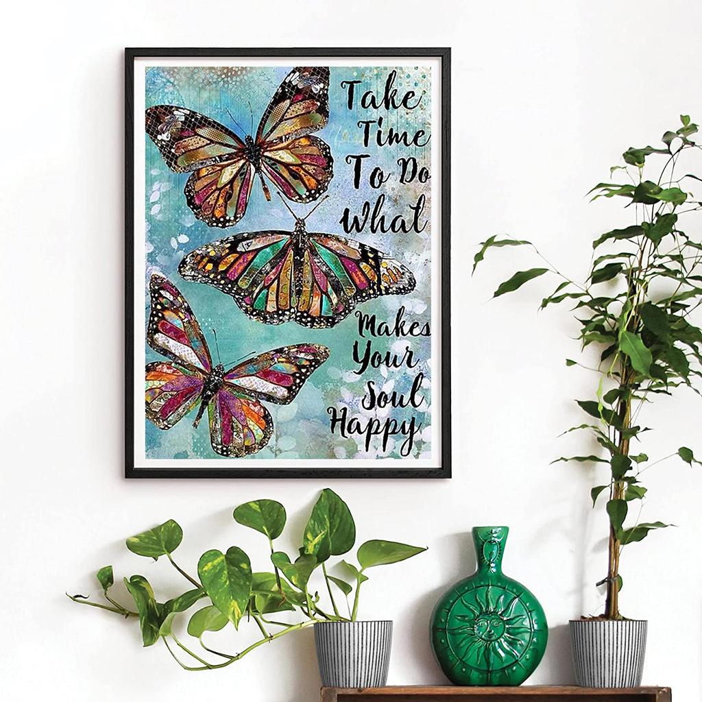 5D DIY Diamond Painting Strange Butterfly Cross Stitch Kit Mosaic Diamond Embroidery Rose Full Round/Square Drill Home Decoration