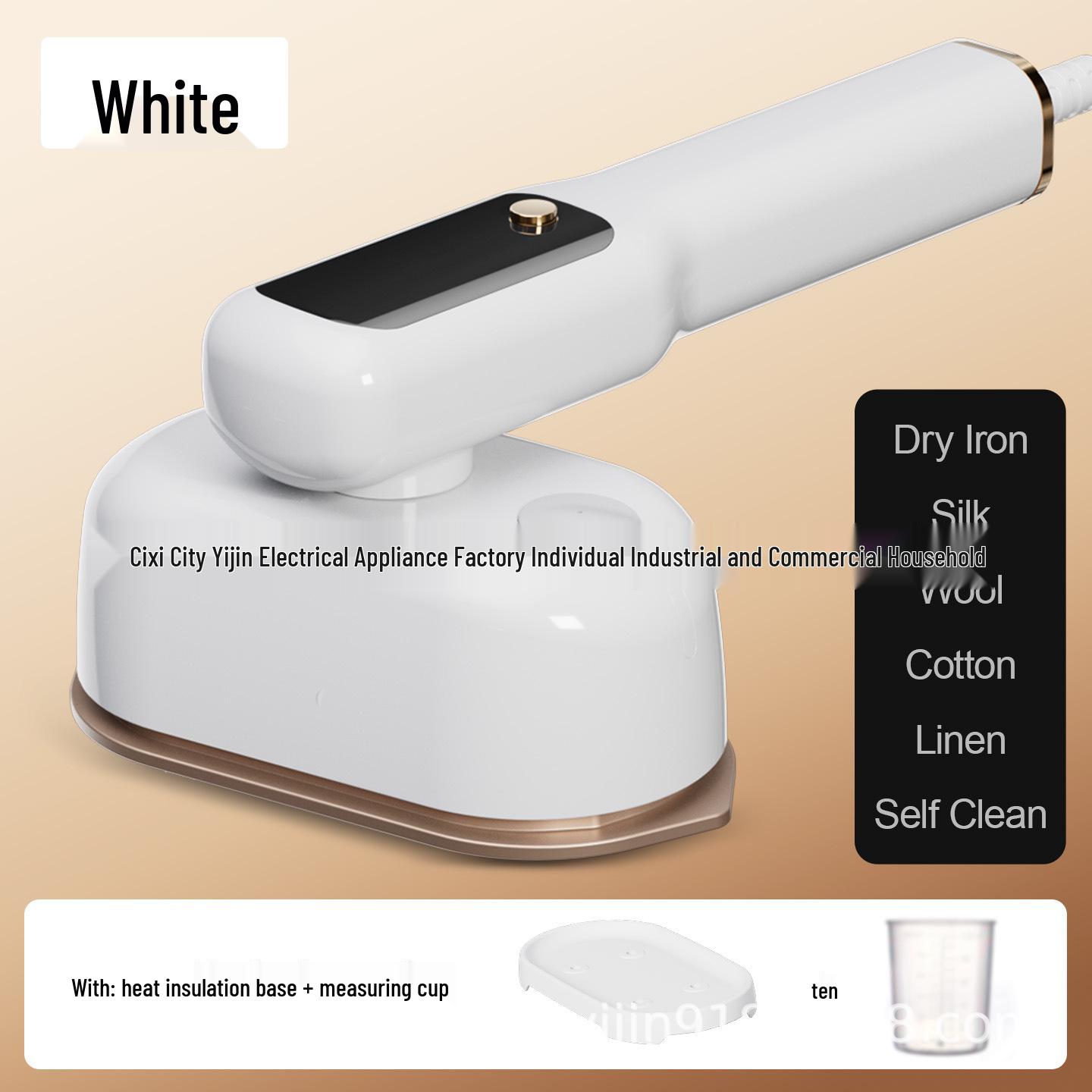 

110V Electric Handheld Steam Iron with Adjustable Steam Settings US Standard Plug 110V (Not for Domestic Use) білий