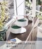 Yamazaki Mosquito Coil Holder with Storage Tray Tower with Lid Incense and Insect Repellent White W14.5 x D14.5 x H15.5cm 5343