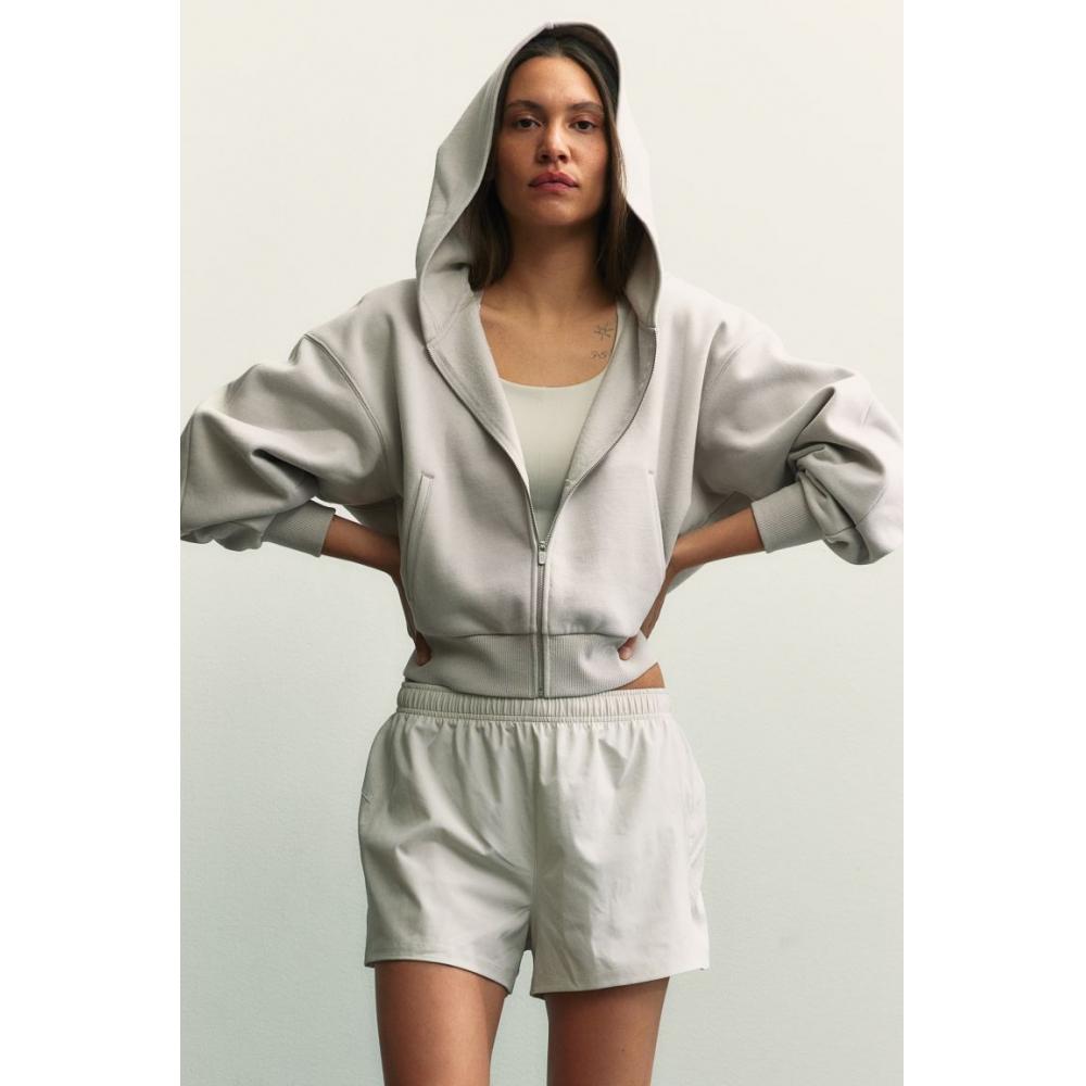 

Спортивная толстовка с капюшоном на молнии HM Light Beige