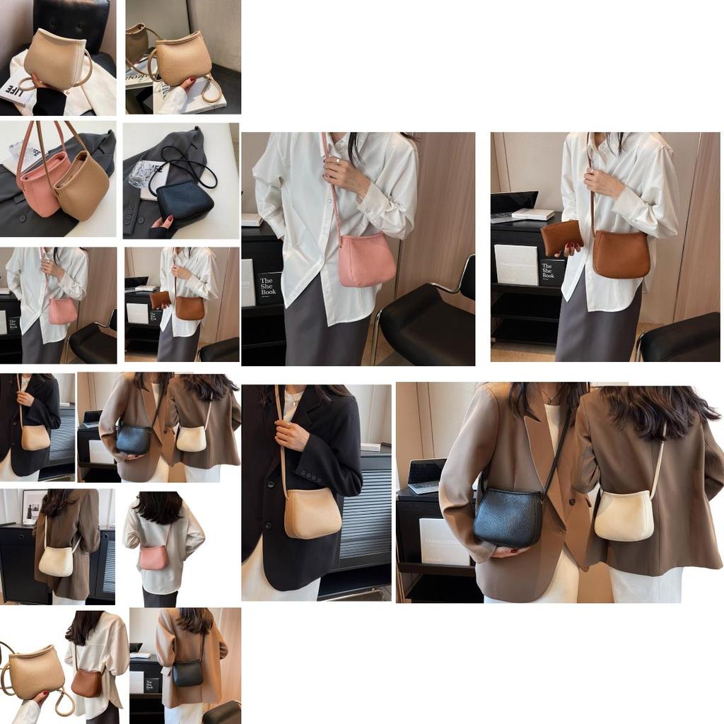 Stilvolle und minimalistische kleine Damen-Umhängetasche aus PU-Leder, in mehreren Farben erhältlich, ideal für Freizeitaktivitäten