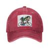 Gaston Lagaffe Big Ben Head Washed Denim Cap Casual Baseball Caps Adjustable Hat Summer Unisex Baseball Hats