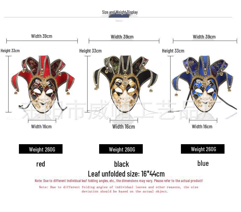 Benátská retro maškarní maska pro párty a dekoraci stěny