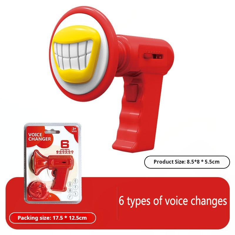 Children's Voice Changing Toy with 6 Sound Effects Role Playing Voice Speaker Handheld Amplifier Parody Fun Toy