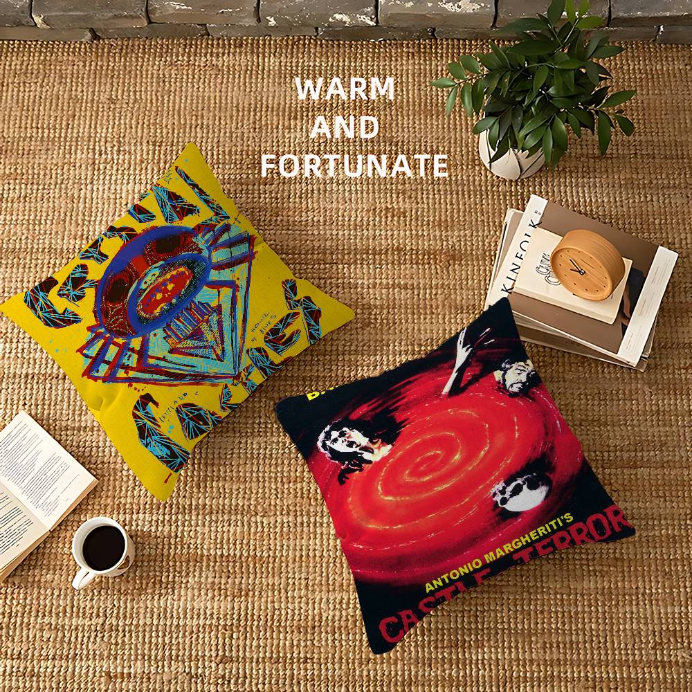 C-Crystal C-Castles Band Cushion Cover Polyester Sofa Cushions Decorative Throw Pillows Home Decoration Pillowcover