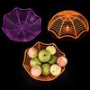 Creative Spider Web Biscuit Fruits Candy Plate Basket Bowl Halloween Party Decor