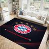 Bayern Munich Design Crystal Velvet Carpet Cozy Non?Slip Printed Rug For Bedroom Living Room Entrance