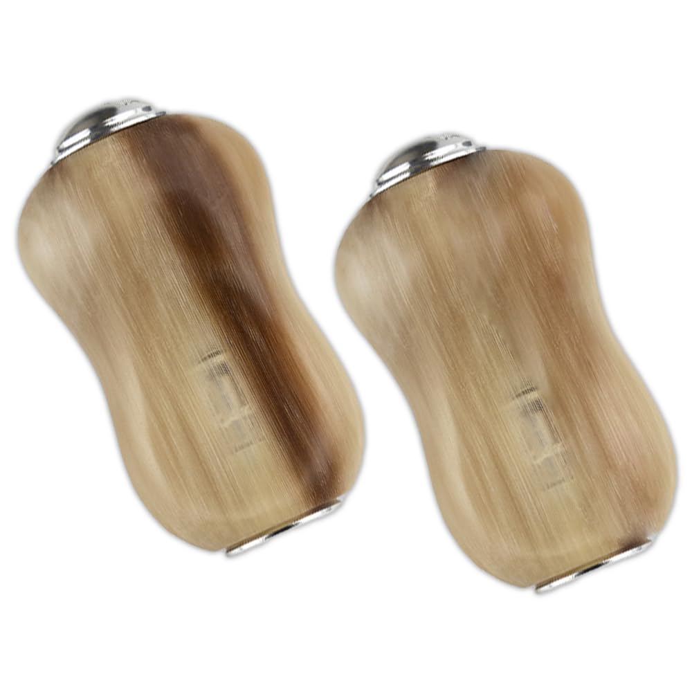 

VISPREA Wooden Knob Power Reel Handle Compatible with Shimano and Daiwa Fishing Baitcasting Reels and Spinning Includes 2 Replacement yu358 Yak